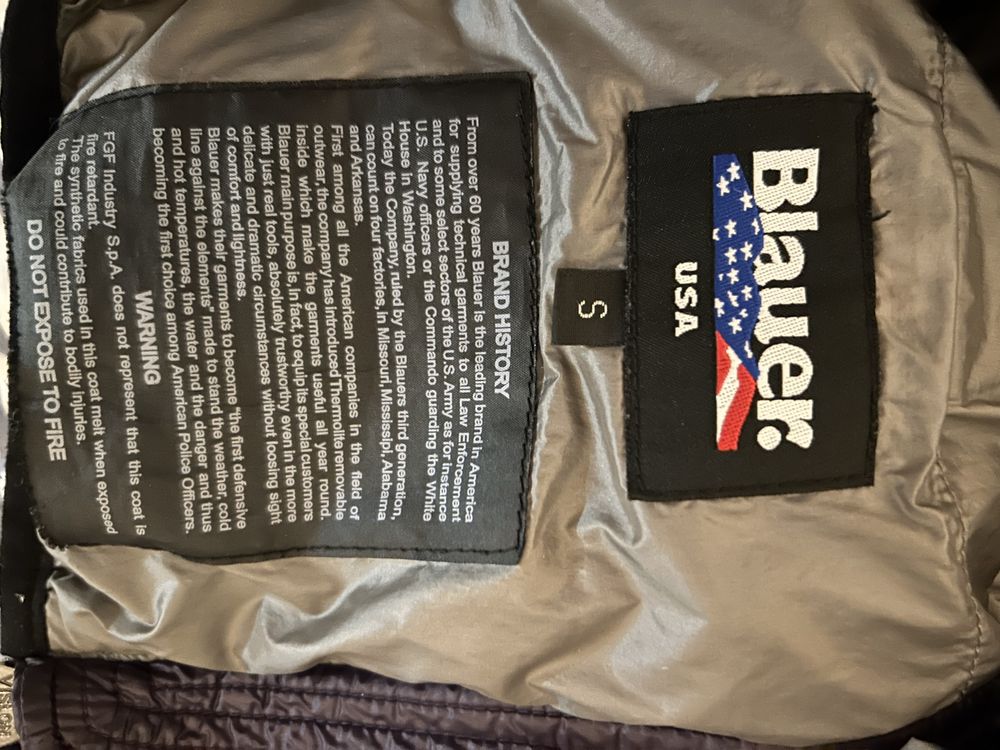 Geaca de puf Blauer USA