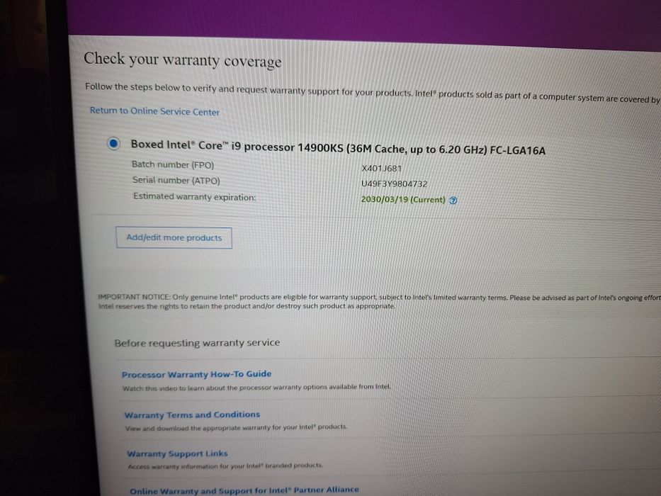 Procesor Intel Raptor Lake Refresh, Core i9 14900KS 3.2GHz TRAY