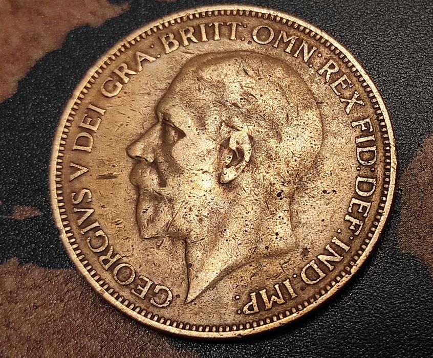 Монети Великобритания 1 пени - 5 бр.› Крал Джордж V  [1927-1936]