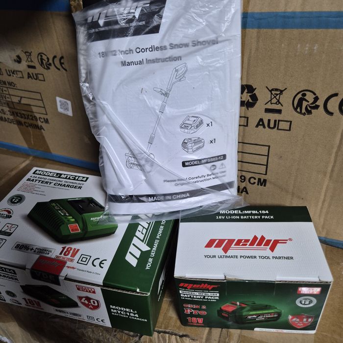 Топ Цена!Лека и Удобна Електрическа Безжична лопата за сняг