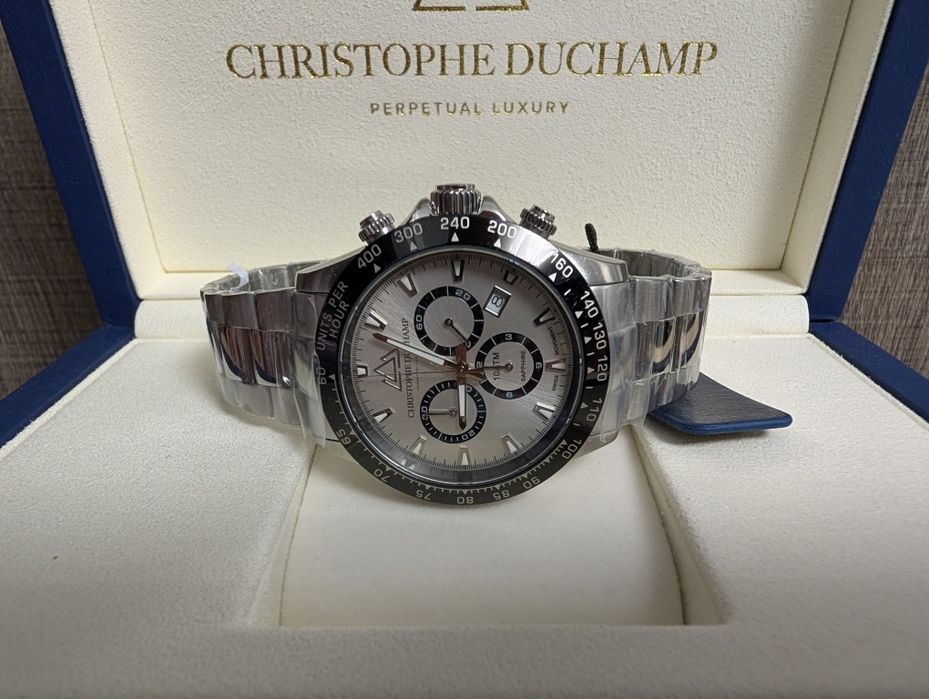 Christophe Duchamp Grand Mont Chronograph (Panda) Nou cu Garanție