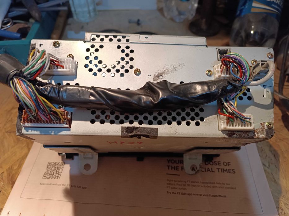 Магнитола климат контроль nissan Cedric HY34