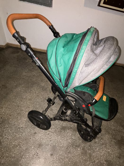 Cărucior 3 în 1 Krausman Nexxo Green - in perfectă stare