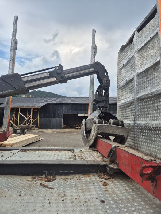 Remorca schwarzmulle..mercedesr transport forestier..lemn bustean