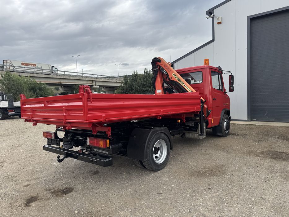 Mercedes Vario 815 basculabil trilateral, macara !
