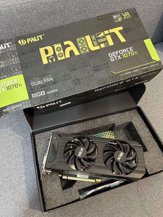 Видекарта. PALIT GTX 1070 TI 8 GB