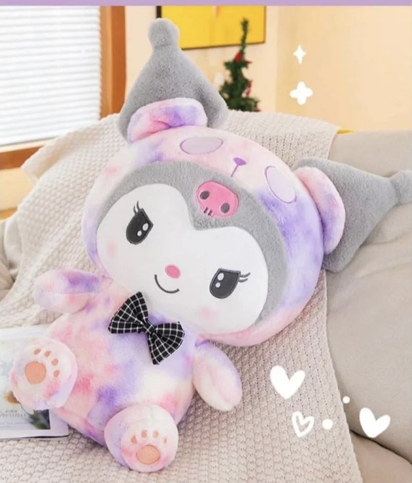 Голяма плюшена играчка Куроми 60см, Hello Kitty Kuromi