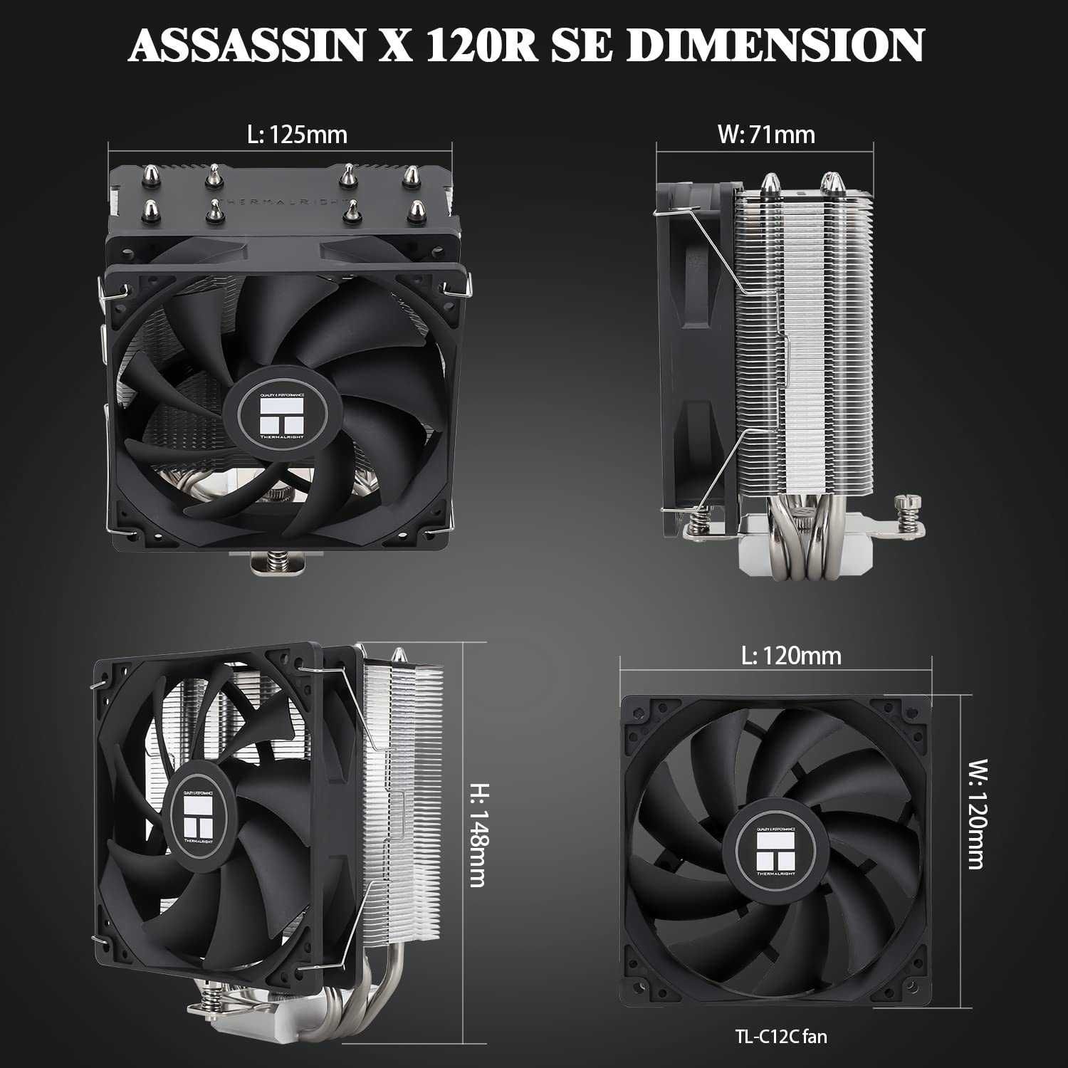 Cooler Procesor CPU Aer Thermalright Assassin X120 RefinedSE,AMD Intel