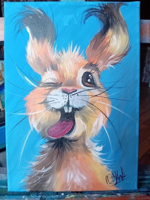 Серия карикатур , масло, акварель