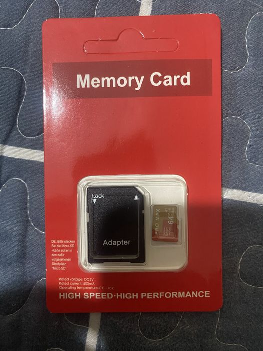 SD Card 64Gb cu adaptor usb