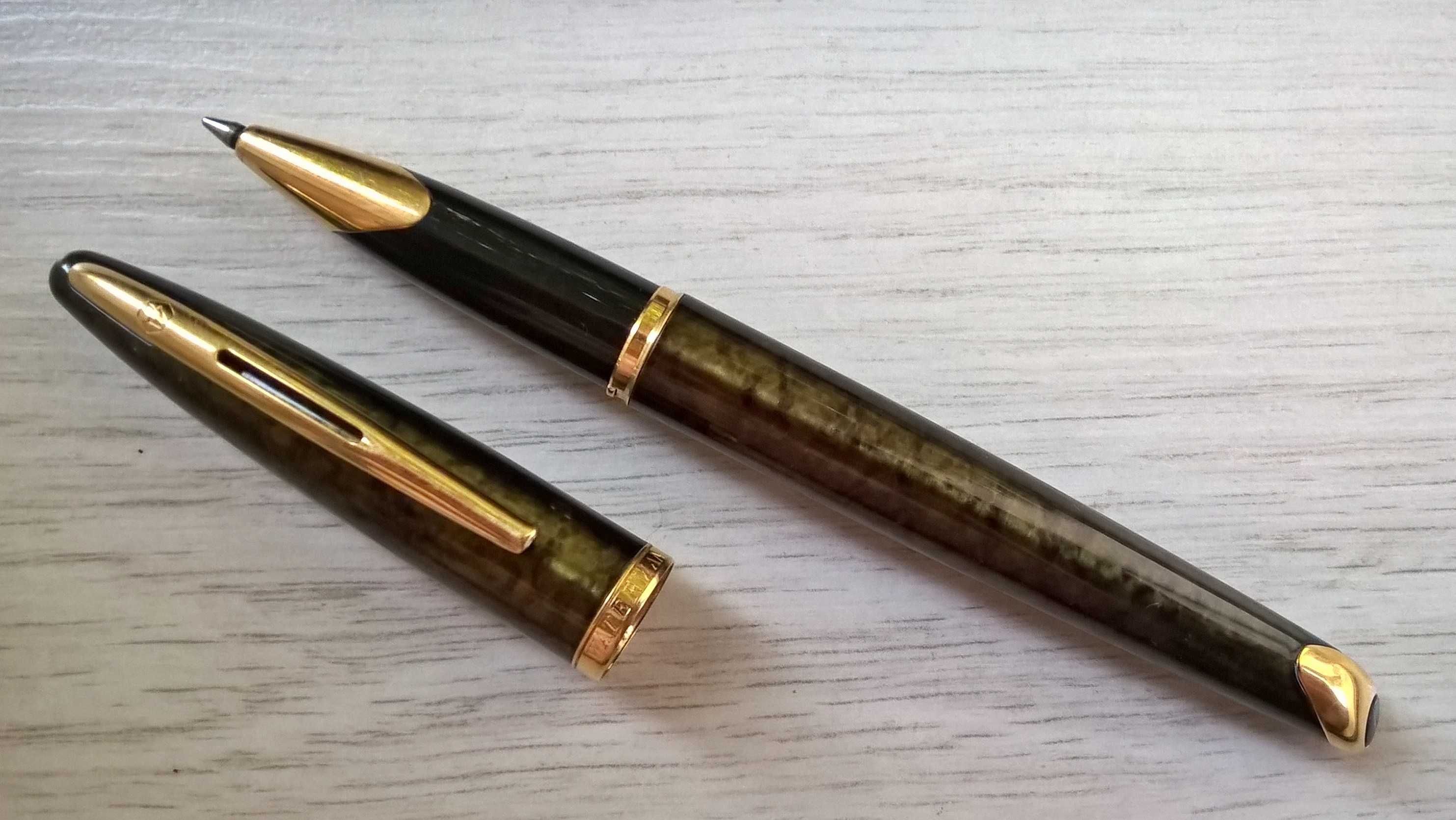 Waterman Carene pix colectie placat aur 23k ballpoint email