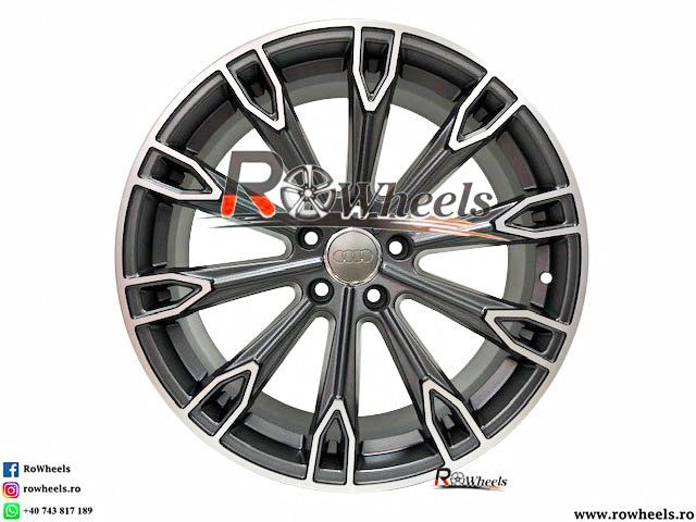 Jante AUDI A3 A4 A5 A6 A7 A8 Q1 Q3 Q5 18 R18 Negru si polish