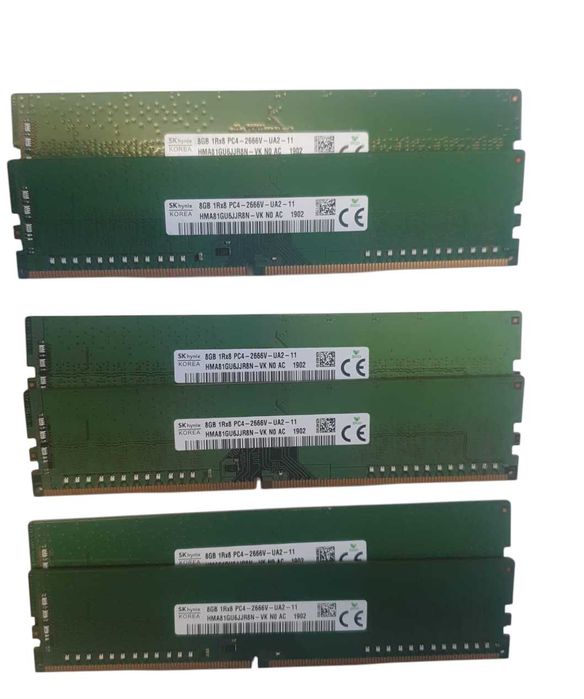 Kit 16GB DDR4 2666 Hynix pentru calculator, kit 2 x 8GB DDR4