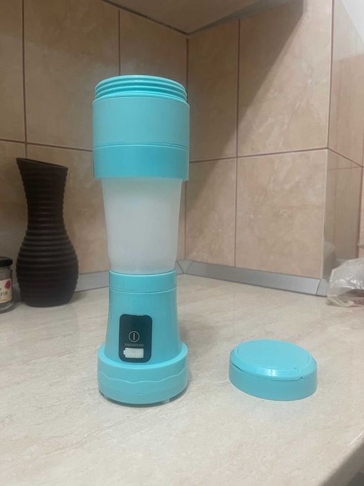 Blender pliabil si portabil, 13-29cm, 450ml, 70W, 6 lame,incarcare USB