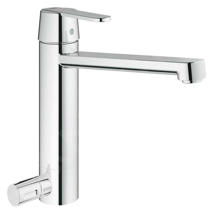 Grohe Get - Baterie chiuvetă cu supapă de închidere, crom 30198000