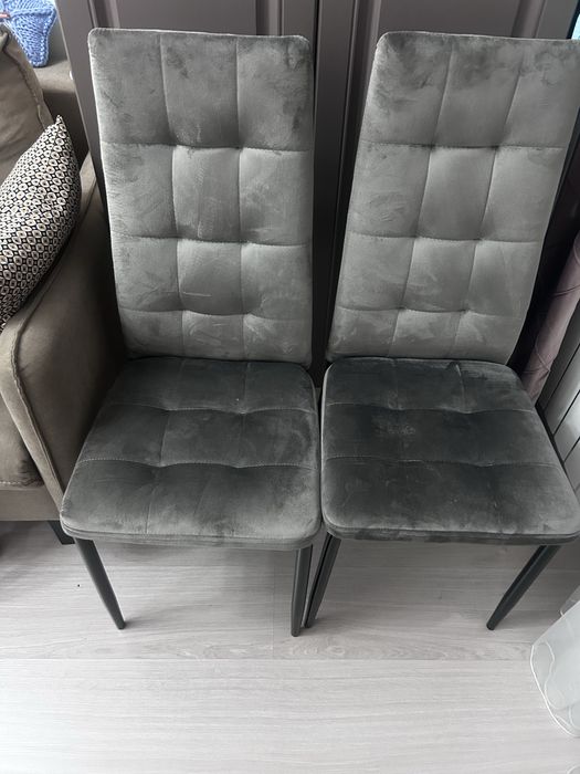 Продам стулья 4 штуки, велюр, Zeta. В отличном состоянии. 60 тысяч