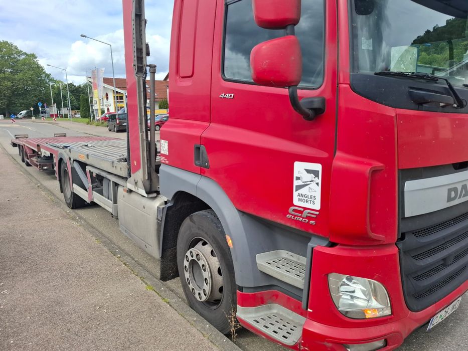 DAF CF 440! An 2016! Camion transport auto cu platforma integrata