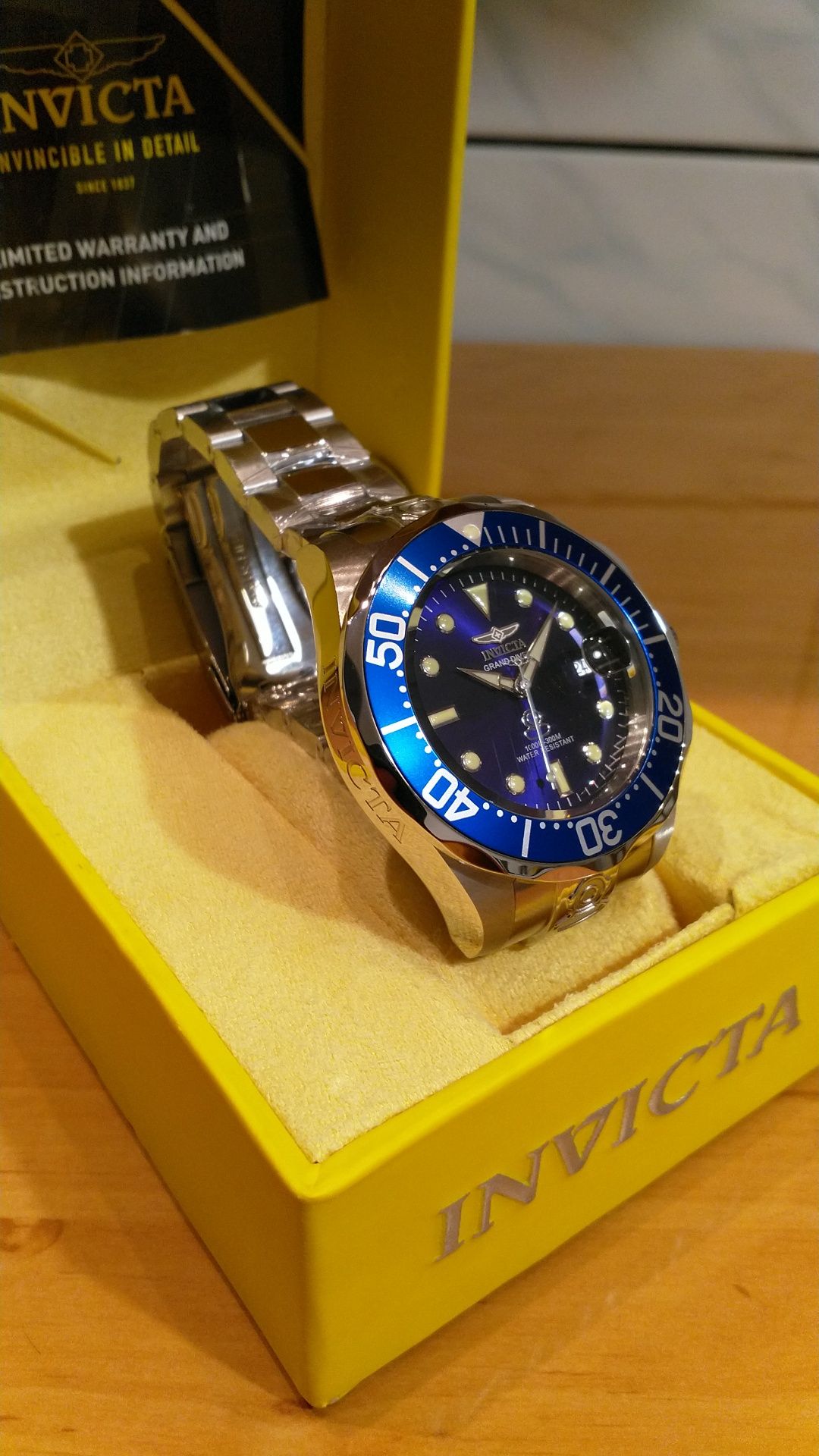 Ceas automatic Seiko Invicta Grand Diver negociabil nou nepurtat