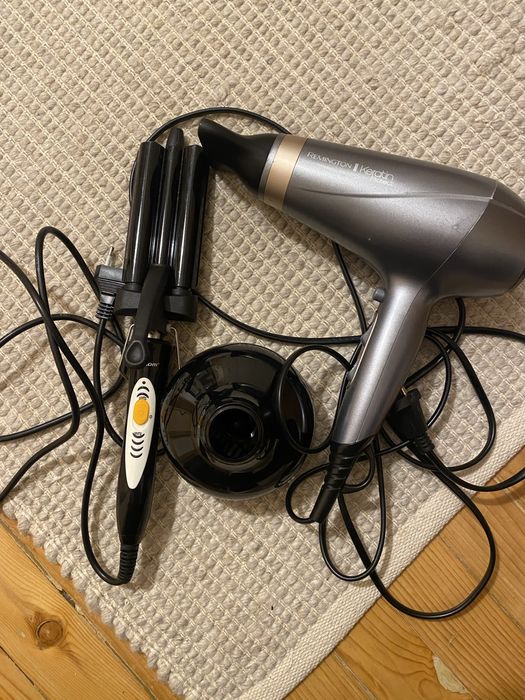 Сешоар REMINGTON keratin therapy + ретро преса