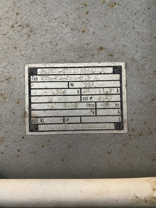 Masina de taiat Spărgător pavaj piatra Pakon 40 t