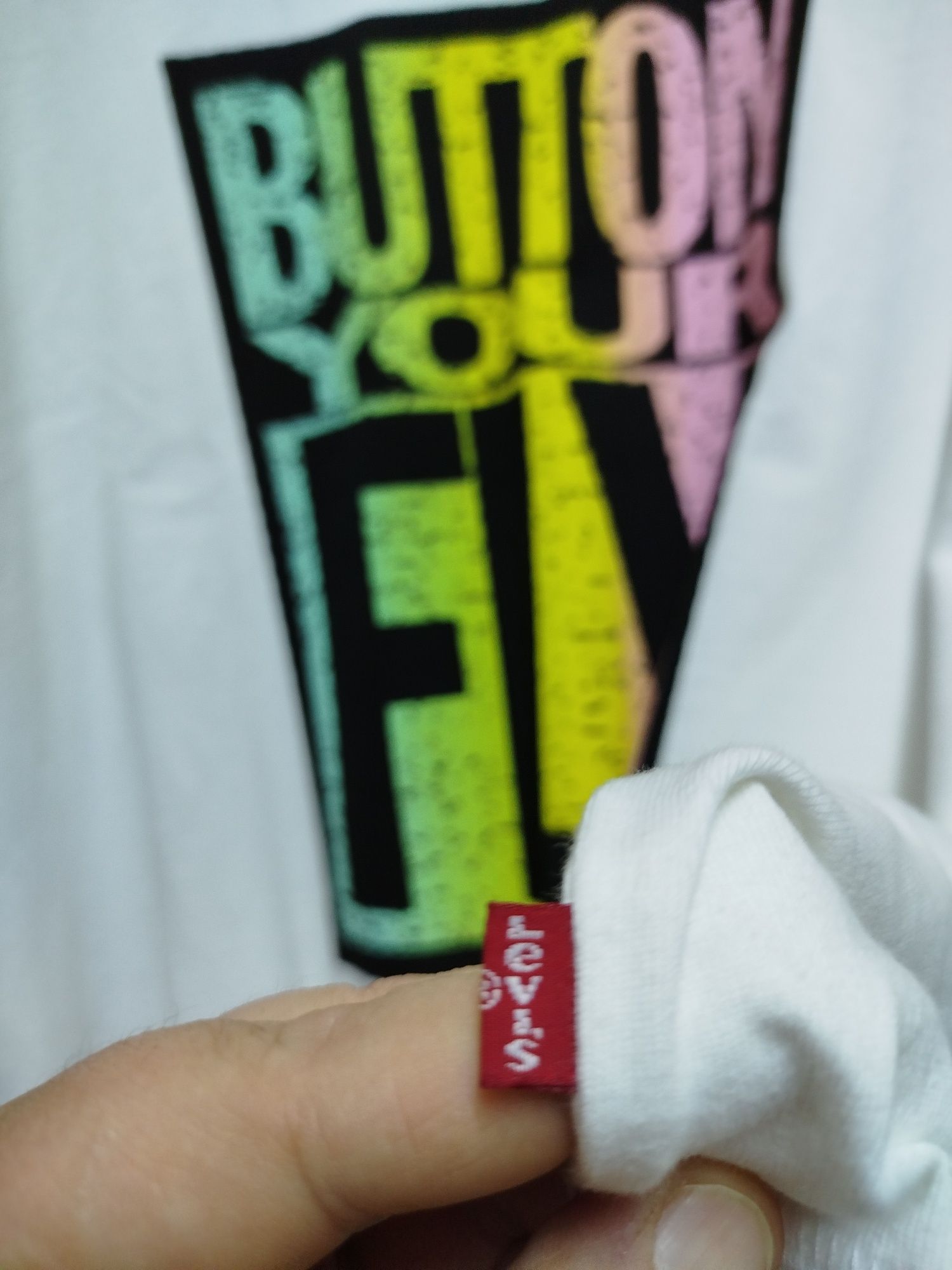 Огромна тениска Levi's 3XL 4XL 5XL нова мъжка бяла оригинална батал