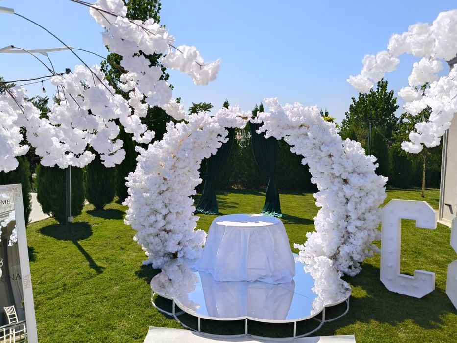 Artificii Fum greu Mese,scaune, veselă, pavilioanele Docaratiuni si f