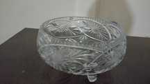 Vand fructiera mare cristal Bohemia