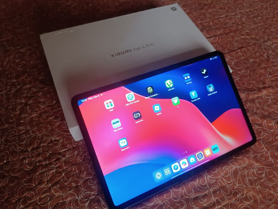 Mi pad 6 pro 12/128 pubg 120 fps