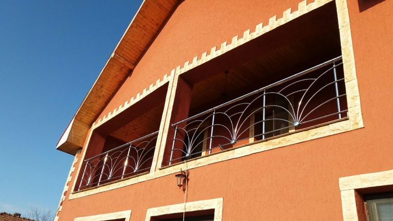 balustrade inox cu lemn/scari elicoidale/terase