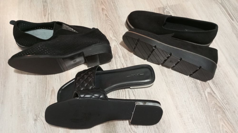 Нови обувки, кожа, набук