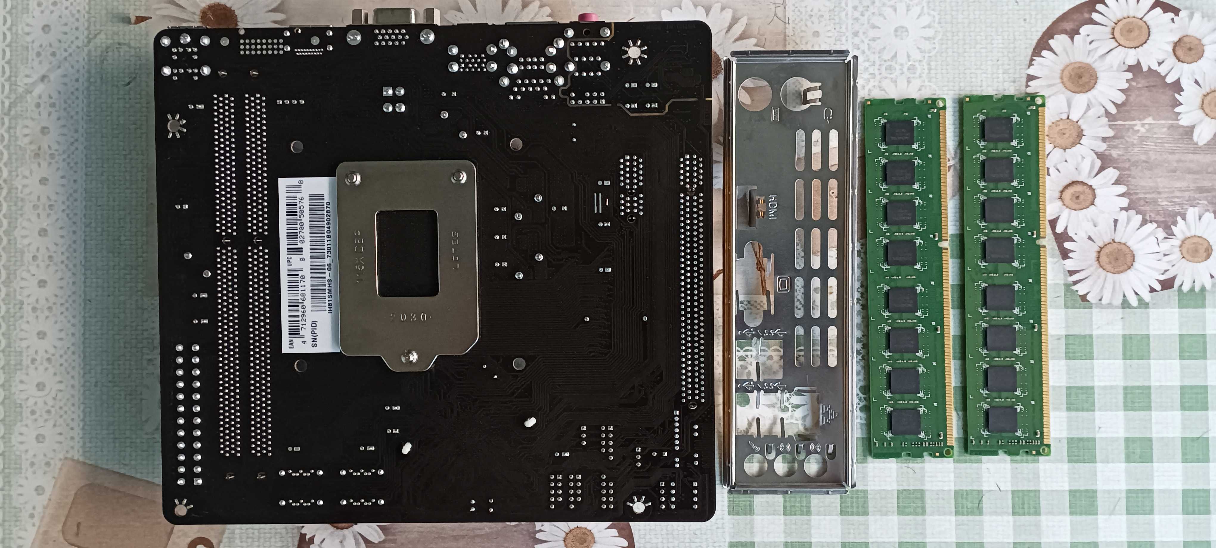 MB Biostar H81MHV3; CPU Intel® Core™ i3-4150; 16GB DDR3 1600MHz ADATA
