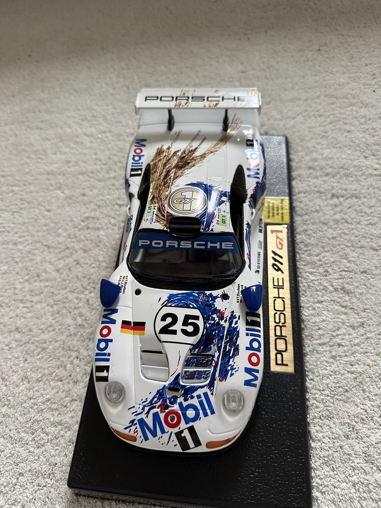 ANSON 1/18 - 30322-W PORSCHE 911 GT1 - LE MANS 1996 #25