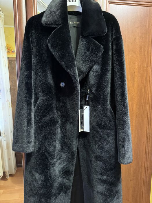 Шуба из экогологичного меха