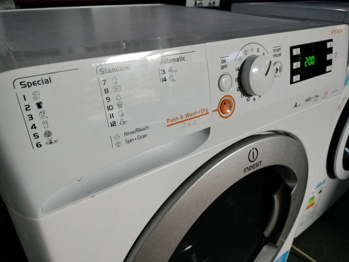 Mașină de spălat Indesit 9kg cu uscator