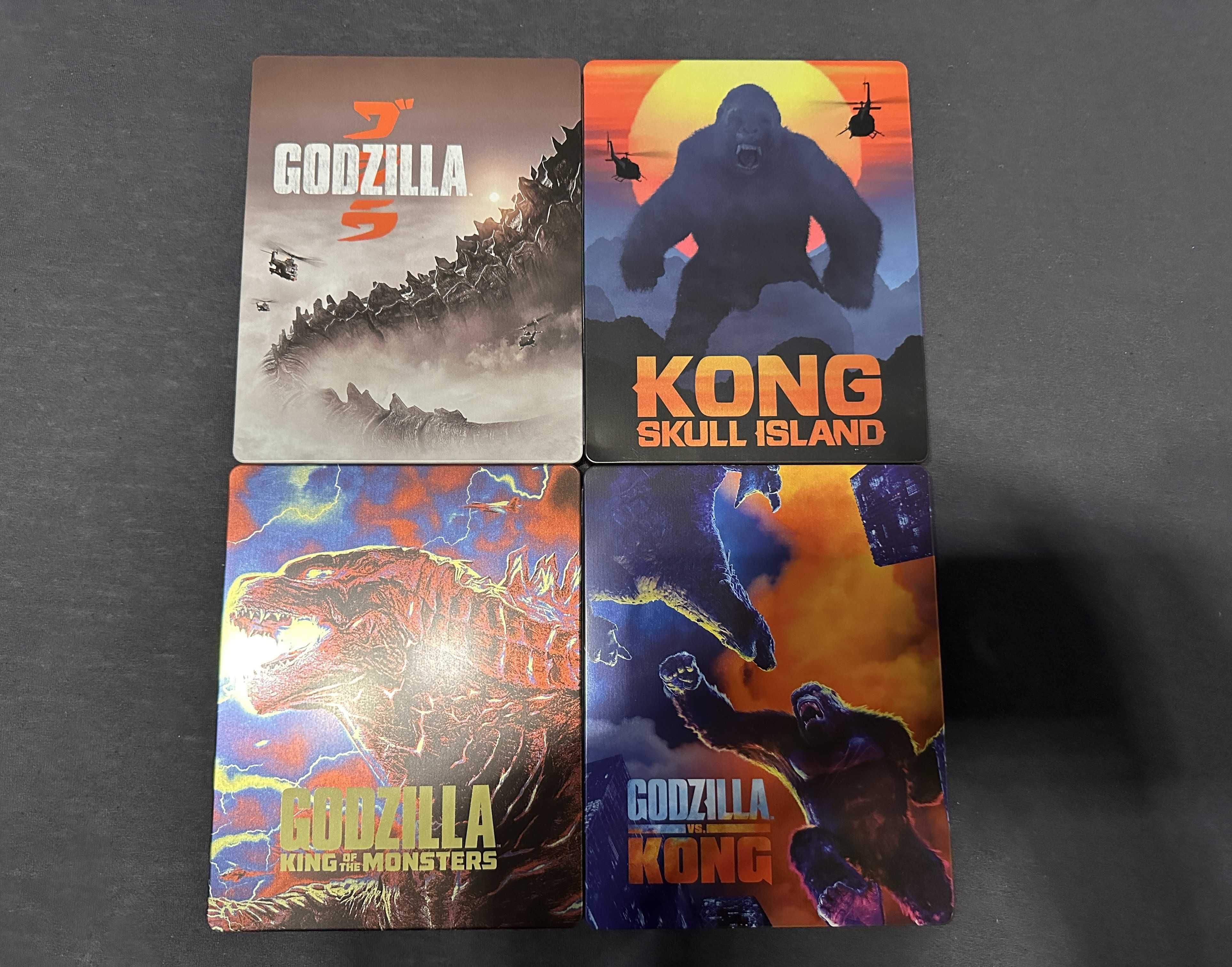 Monsterverse steelbook : Godzilla & Kong , 4k ULTRA HD + bluray, NOI