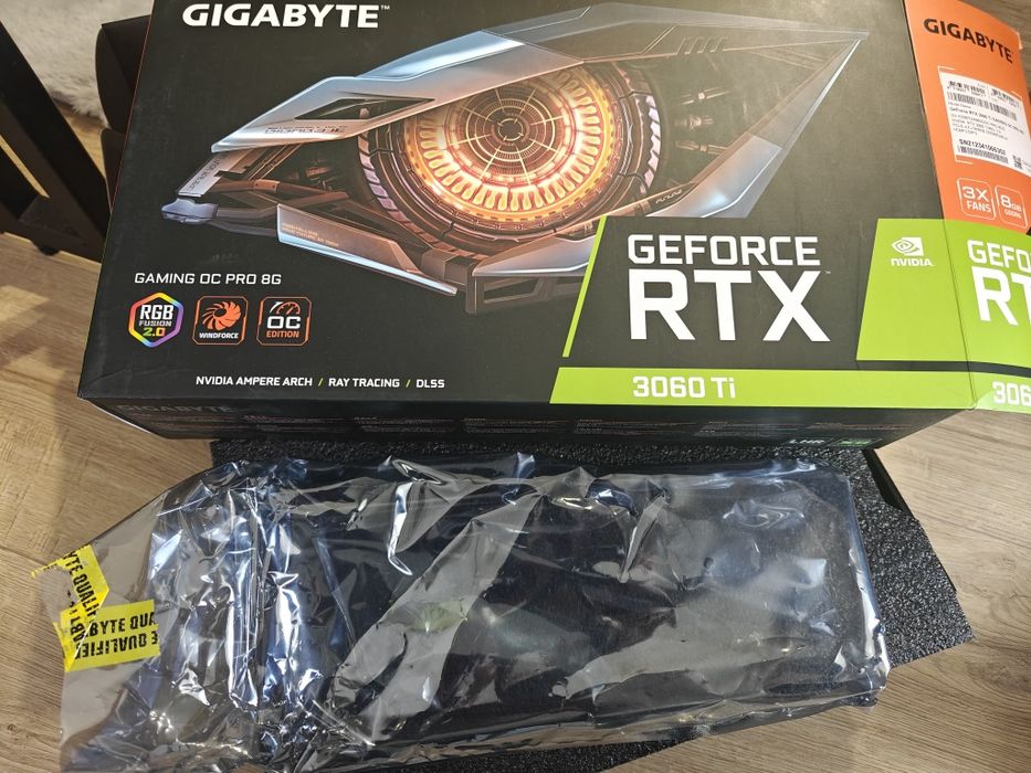 Placa video Gigabyte RTX 3060 TI Gaming OC Pro