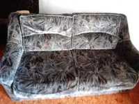 Canapea extensibila 160/80 - material textil catifea - 2 persoane
