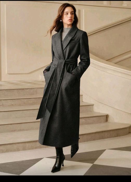 Palton lung elegant