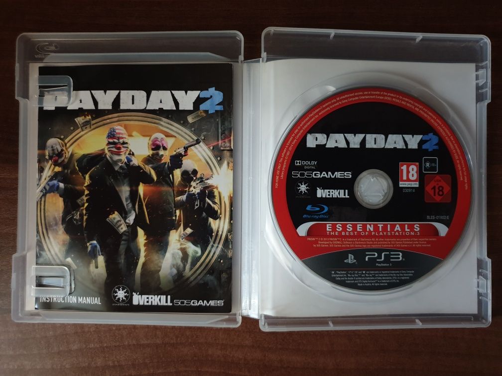 Payday 2 Essentials PS3/Playstation 3