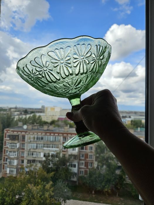 Вазочки, цветное стекло, СССР