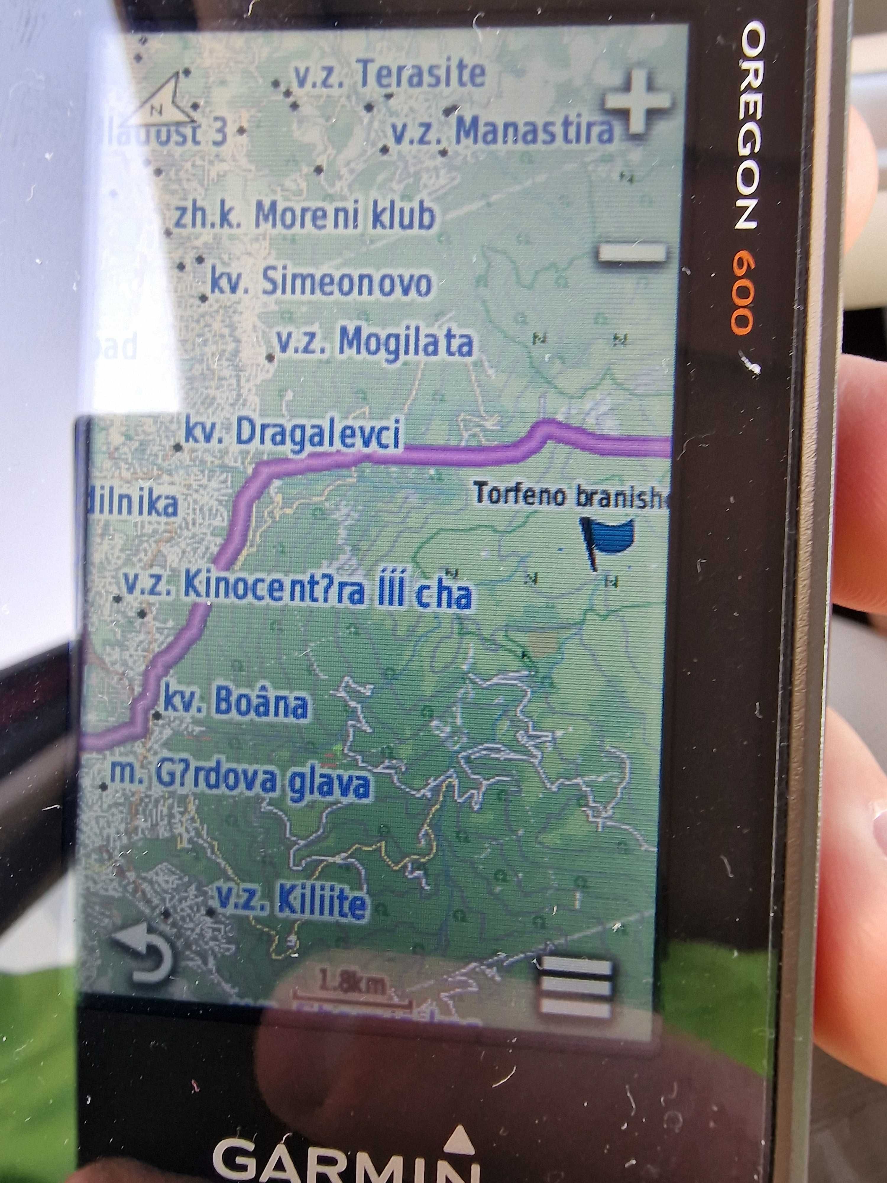 Туристическа навигация Garmin Oregon 600