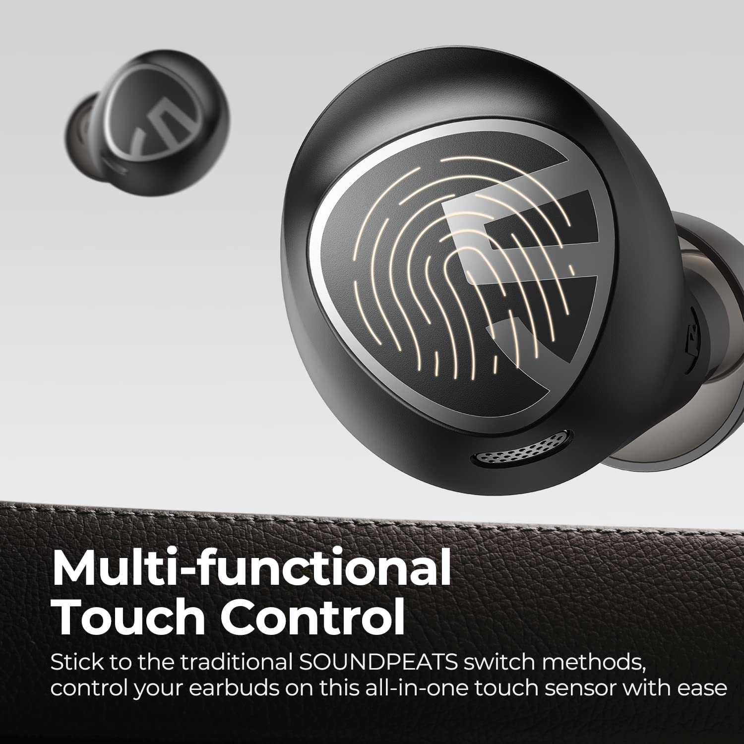 SoundPEATS Free2 Classic Wireless Earbuds-безжични слушалки-черен цвят