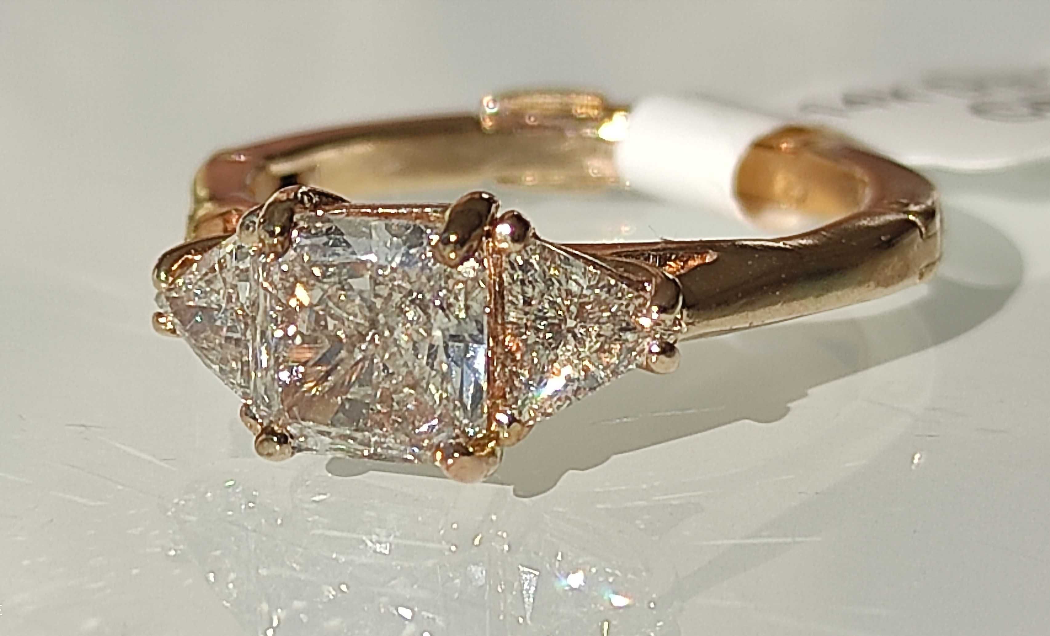 Inel logodna 14k diamante 2.05ct