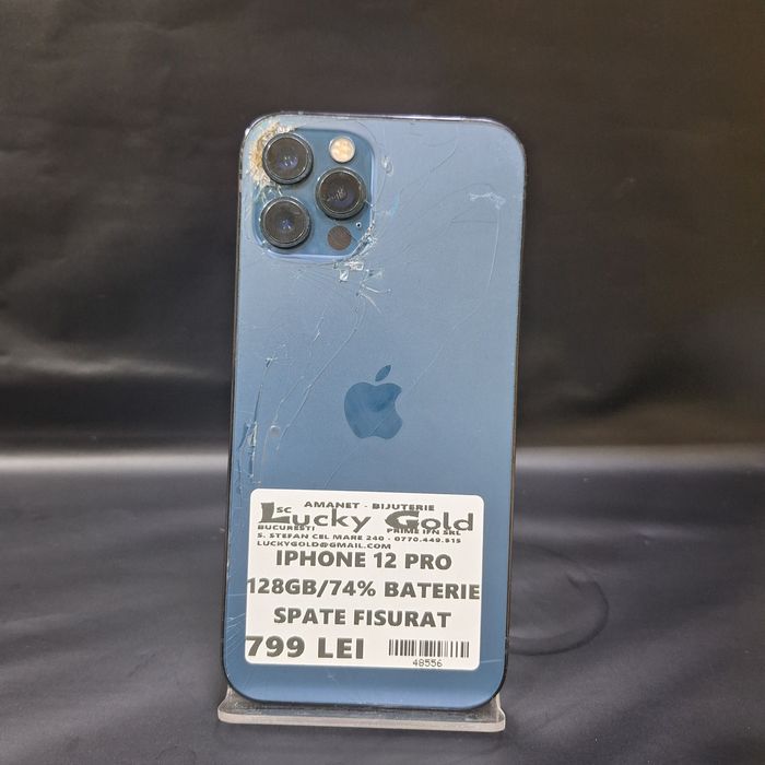 IPhone 12 Pro 128Gb 74% Baterie Spate Fisurat #48556
