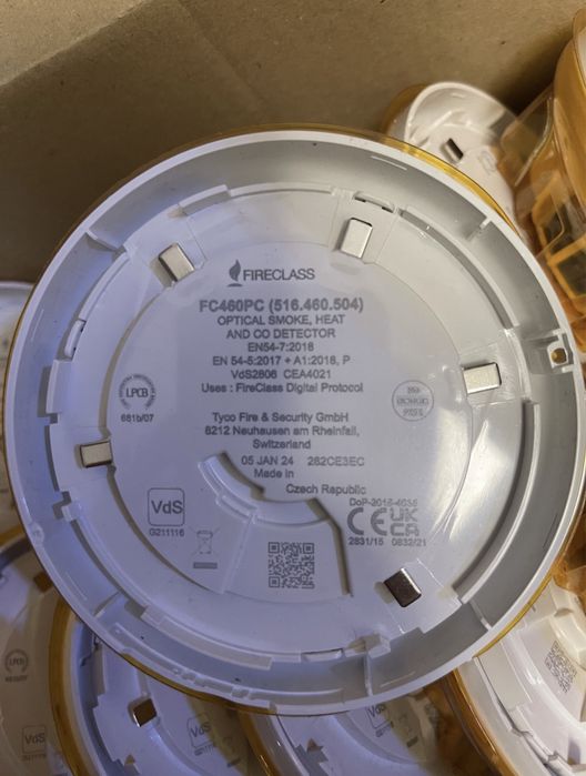 Detector de fum, CO si Temperatura  Fireclass FC460CP