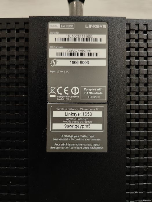 Рутер Linksys EA7500