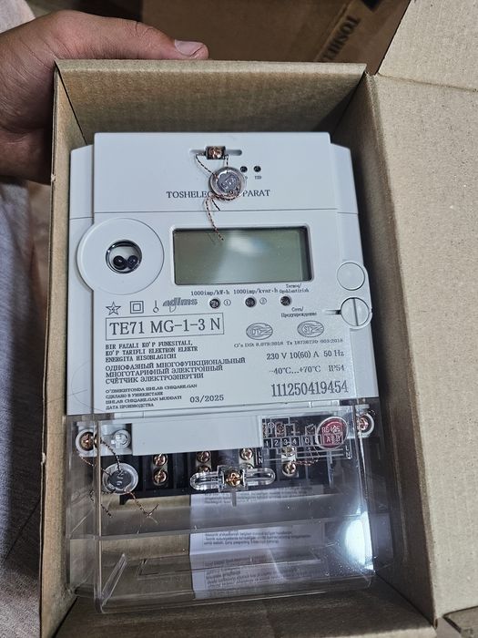 Elektro Schetchik onlayan 1fazali 3 fazali bor.Dostavka xizmati bor ..