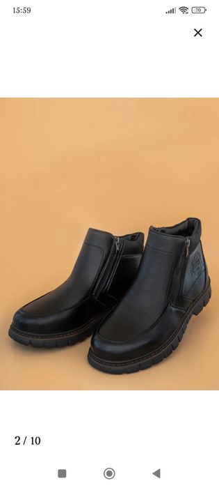 Продается мужские сапоги