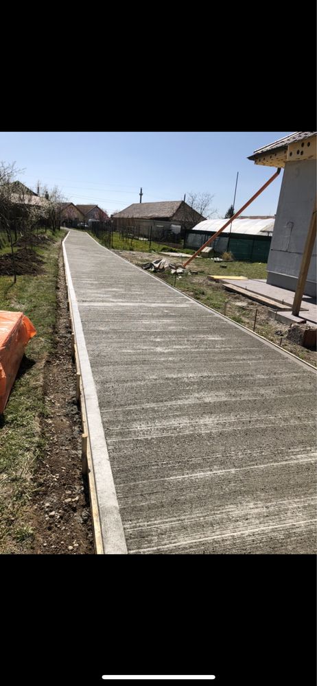 Beton finisat ,maturat ,trotuare,amprentat