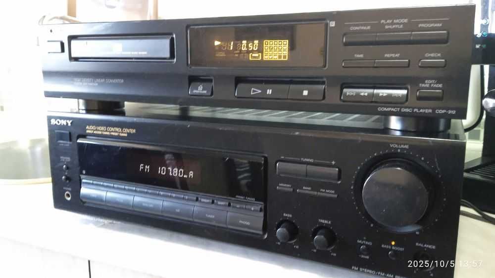 Уредба Sony ресийвър сд плеър усилвател тунер сони receiver cd player